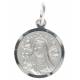 Médaille Ste Rita - 14 mm - Métal Rhodié