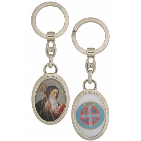 Sleutelhanger - H Benedictus / Kruis 