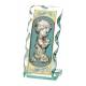 Cadre Cristal Garcon Priant Argent