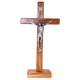 Croix sur Base - 21 X 8 cm - Bois d'Olivier