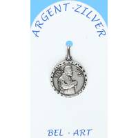 Médaille Argent - St P. Pio - 16 mm