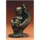 Main + Bébé - 11 cm - Bronze