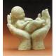 Twee handen + Baby - 12 cm - Wit 