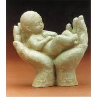Twee handen + Baby - 12 cm - Wit 