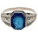 Bague Argent Tête de Vierge