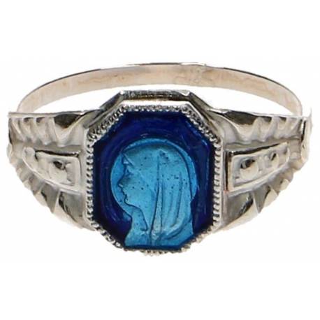 Bague Argent Tête de Vierge