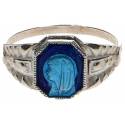 Bague Argent Tête de Vierge