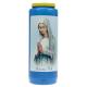 Noveenkaars / blauw / Banneux Borstbeeld 