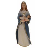 Bois sculpté - Vierge Moderne - 15 cm - Polychrome