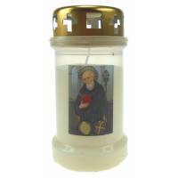 Kaars 3D / KK / wit / H Benedictus 