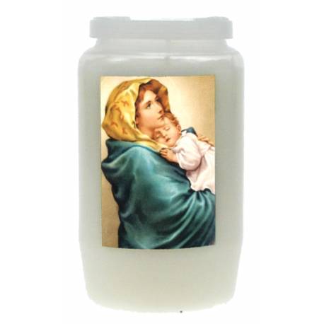 Luminaire 3J / blanc / Vierge et enfant
