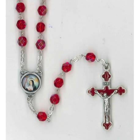 Chapelet - Ste Rita - Rouge