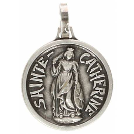 Medaille H Catharina - 16 mm - Met Verzilverd 