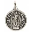 Medaille H Catharina - 16 mm - Met Verzilverd 