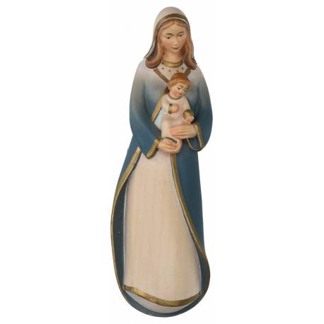 Vierge Murale 15 Cm Bleu-Blanc