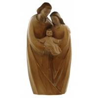 Houtsnijwerk H Familie 20 Cm Houtkleur 2t 