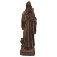 Statue 23 Cm St Benoit Ton Bois