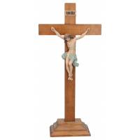 Christus A/breitem Kreuz 10cm Bemalt