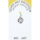 Médaille Argent Rhodié - Ste Rita - 8 mm