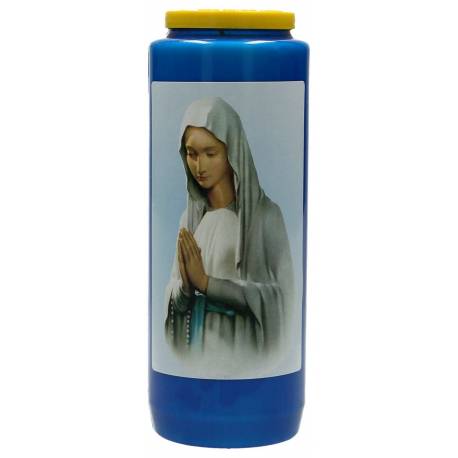 Noveenkaars / blauw / O.L.V. Biddend 