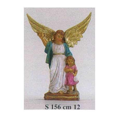 Statue 16 Cm Ange Gardien Rose