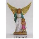Statue 16 Cm Ange Gardien Rose