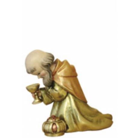 Houtsnijwerk Koning 7.5 Cm Gekleurd 