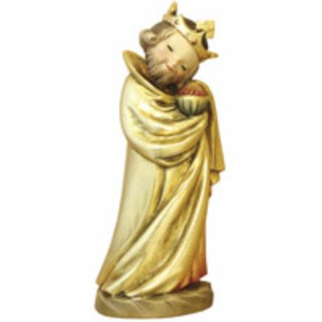 Bois Sculpte Roi Mage 7.5 Cm