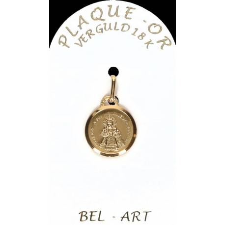 Médaille plaqué-or - E.J. de Prague - 13 mm
