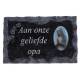 Plaque Cimetiere Aan Onze Geliefde Opa 9x14