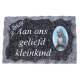 Plaque Cimetiere Aan Ons Geliefd Kleinkind 9x14