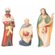 Houtsnijwerk Koning - Set van 3 stuks - 15 Cm Gekleurd 