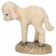 Houtsnijwerk Schaap voor kerstfiguren van 15 cm Gekleurd 
