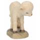 Bois Sculpte Mouton Debout pour personnages de crèche de 15 cm
