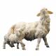 Mouton + Agneau : crèche de Noël en bois Ulrich 15 cm