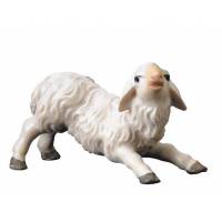 Agneau A Genoux : crèche de Noël en bois Ulrich 15 cm