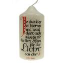 Bougie - 120 X 60 mm - Je Dunkler ...