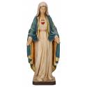 Houtsnijwerk H Hart Maria 30 Cm Gekleurd 