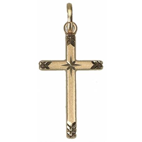 Kruisje 22 X 14 mm - Met Verguld 