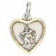 Médaille St Christophe - 12 mm - Métal Argenté