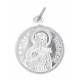 Médaille 18 mm - Ste Thérèse - Alu blanc