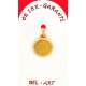 Medaille Or 18 Crts St Antoine 13 Mm 