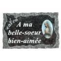 Plaque Cimetiere A Ma Belle-Soeur Bien-Aimee 9x14 