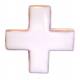 Croix Céramique 10 X 10 cm - Blanc