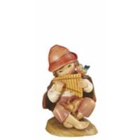 Bois Sculpte Berger 7.5 Cm Couleur