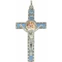 Croix Berceau - 8 cm - Bleu