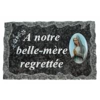 Plaque Cimetiere A Notre Belle-Mere Regrettee 9x14