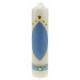 Bougie 265 X 60 mm - Fond Bleu Clair