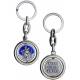 Porte-Clefs Tournant - St Christophe / Kom goed thuis - Email bleu