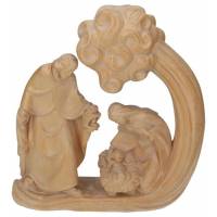 Houtsnijwerk H Familie 25 Cm Natuur 